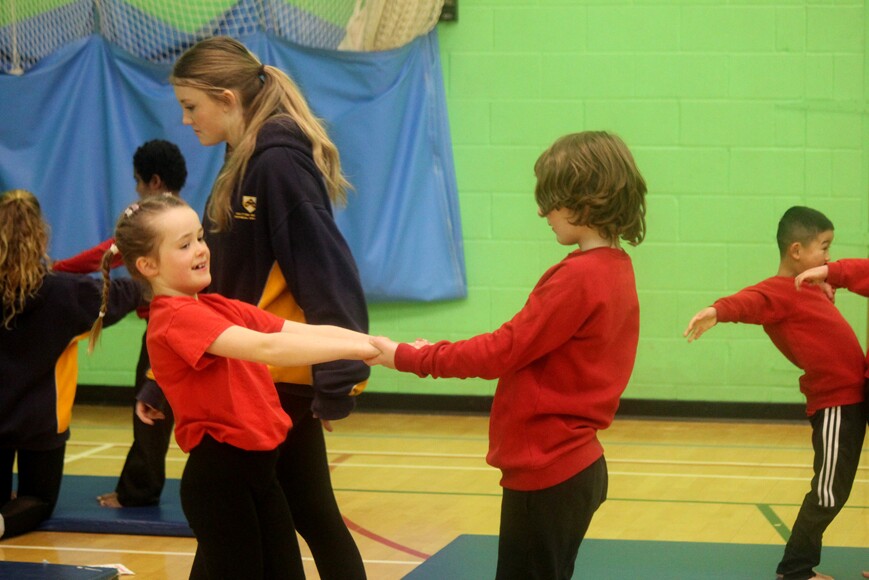 Local primary school children enjoy gymnastic sessions at Colyton ...