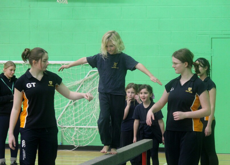 Local primary school children enjoy gymnastic sessions at Colyton ...