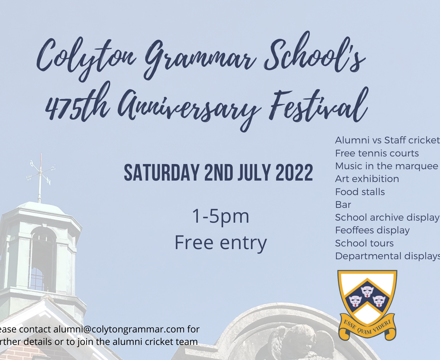 Saturday 2nd July FINAL